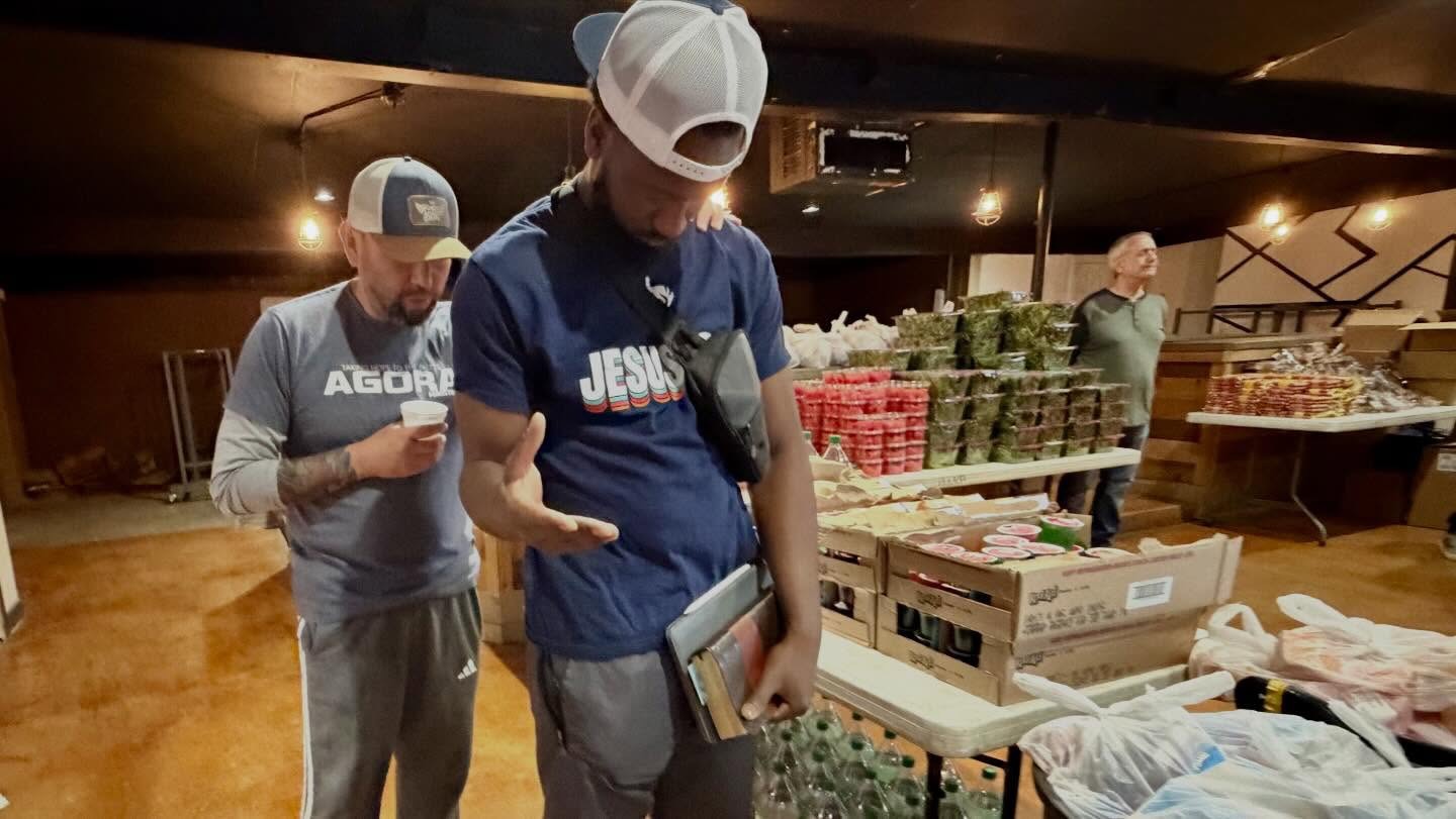 AGORA Hope Pantry gathering