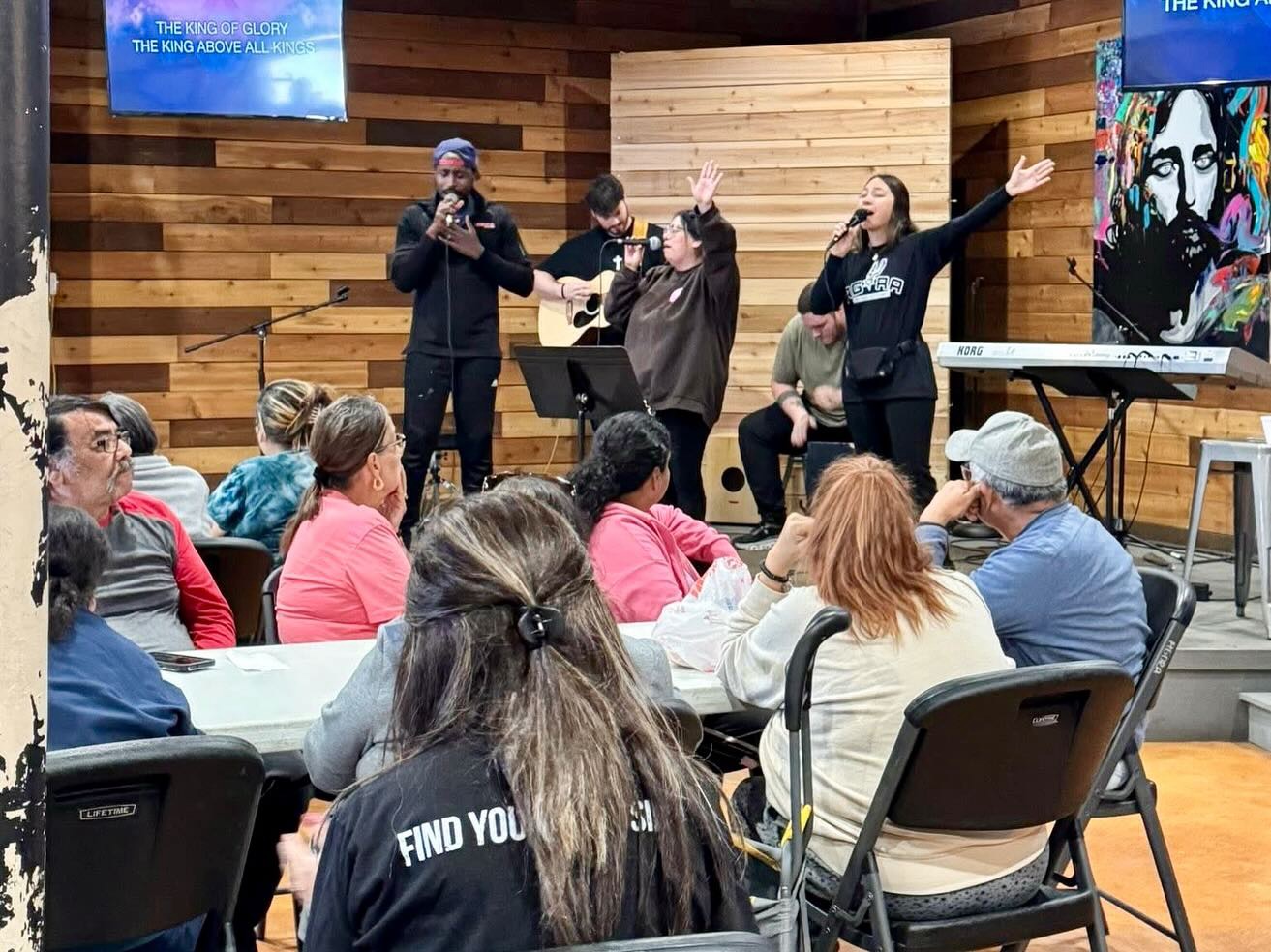 AGORA Hope Pantry gathering