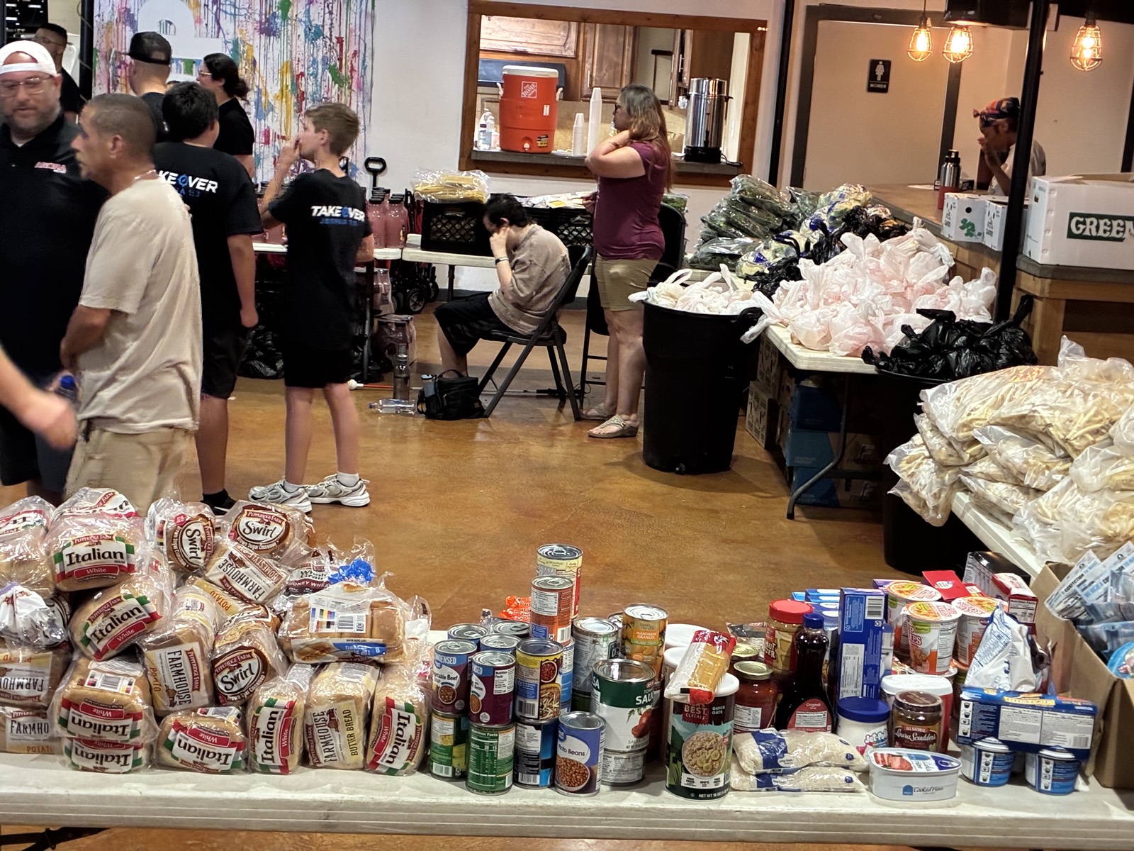 AGORA Hope Pantry gathering